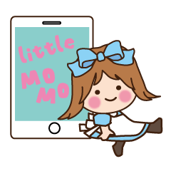 [LINEスタンプ] ちっちゃな ももちゃんの画像（メイン）