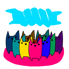 [LINEスタンプ] ヌノネコ