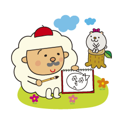 [LINEスタンプ] ひつじーさん