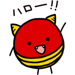 [LINEスタンプ] まめおに。