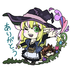 [LINEスタンプ] 魔法使いのデシとリットルの画像（メイン）