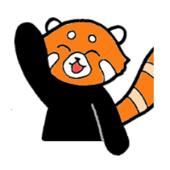 [LINEスタンプ] レッサーパンダの日常の画像（メイン）