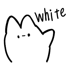 [LINEスタンプ] whiteうさぎ