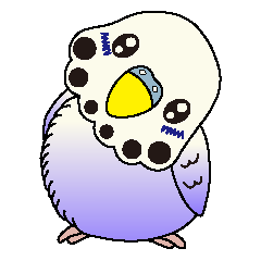 [LINEスタンプ] インコのぴー