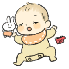 [LINEスタンプ] oh my baby！！！の画像（メイン）