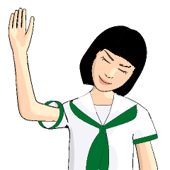 [LINEスタンプ] 女子学生たかえ第1弾の画像（メイン）