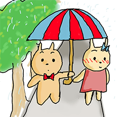 [LINEスタンプ] Peter and Janeの画像（メイン）