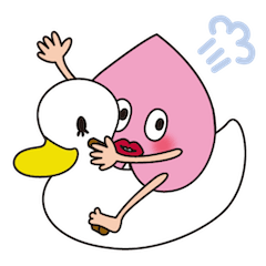 [LINEスタンプ] 桃の妖精ぷっぴー