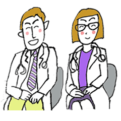 [LINEスタンプ] I am a doctor(日本語ver.）