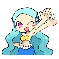 [LINEスタンプ] ピチピチ？マーメイド！