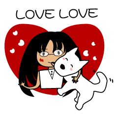 [LINEスタンプ] 紀州犬だよの画像（メイン）