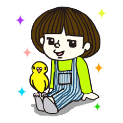 [LINEスタンプ] まいちゃんwithこまるちゃんの画像（メイン）