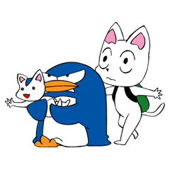 [LINEスタンプ] なにわネコとチカプリオ