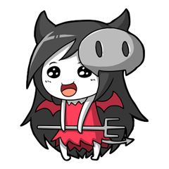 [LINEスタンプ] Devil girlの画像（メイン）