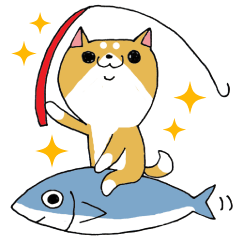 [LINEスタンプ] しばリーマン 釣りへ行く