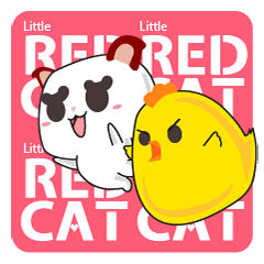 [LINEスタンプ] Little Red Catの画像（メイン）