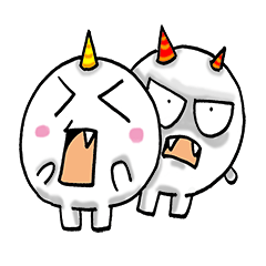 [LINEスタンプ] もち鬼 関西弁