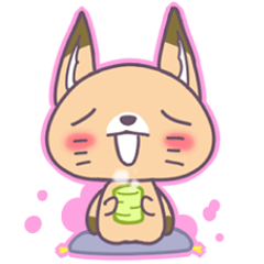 [LINEスタンプ] リスぽん