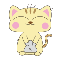 [LINEスタンプ] 幸せを呼ぶ福ネコ