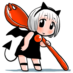 [LINEスタンプ] 小さな悪魔ニエルの画像（メイン）