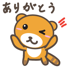 [LINEスタンプ] たぬきのクー太くんの画像（メイン）