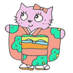 [LINEスタンプ] おとぼけ猫