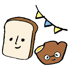 [LINEスタンプ] パンパラダイスの画像（メイン）