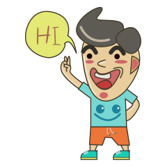 [LINEスタンプ] A Good Boy