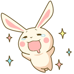 [LINEスタンプ] ぼく、うさぎの画像（メイン）