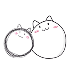 [LINEスタンプ] ぷにねこの画像（メイン）