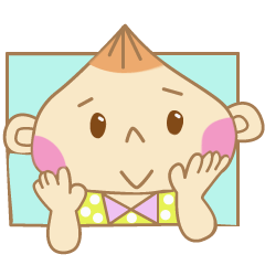 [LINEスタンプ] にくまんあかちゃん たろう