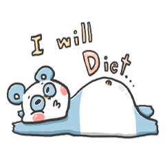 [LINEスタンプ] I am a little panda