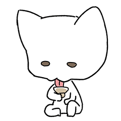 [LINEスタンプ] ゆるゆるなめるねこ