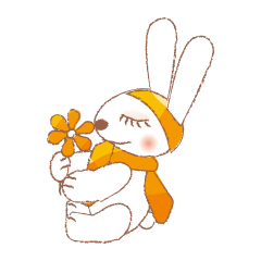 [LINEスタンプ] funny bunny (English version)の画像（メイン）