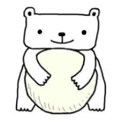 [LINEスタンプ] クマのマーくんです。