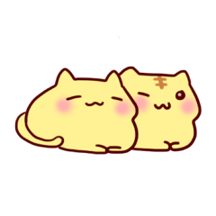 [LINEスタンプ] もちにゃんこ