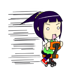 [LINEスタンプ] Waku Waku Work Girl