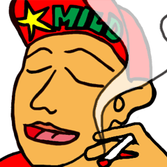 [LINEスタンプ] 喫煙所の妖精 モク太