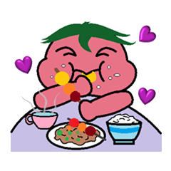 [LINEスタンプ] Lovely tomato -3