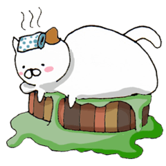 [LINEスタンプ] ぽちゃねこの画像（メイン）