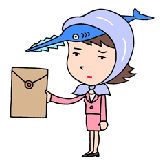 [LINEスタンプ] ノコギリ秘書