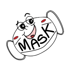 [LINEスタンプ] MASK FRIENDS