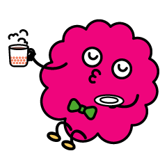 [LINEスタンプ] Fluff ball of pink