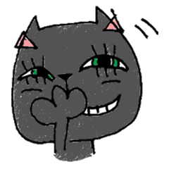 [LINEスタンプ] くろねこドロシー