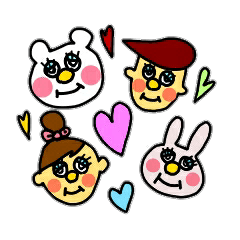 [LINEスタンプ] ゆるめのキャラたち