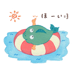 [LINEスタンプ] マイペーースな深海魚さん