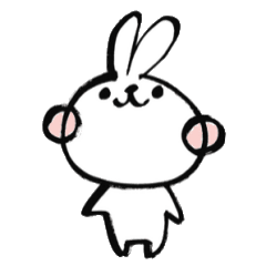 [LINEスタンプ] サクラうさぎ