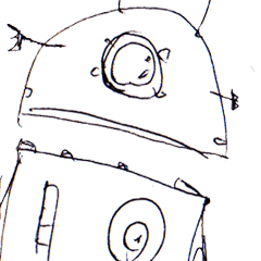 [LINEスタンプ] ロボットくんの画像（メイン）