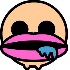 [LINEスタンプ] くちびるんるん
