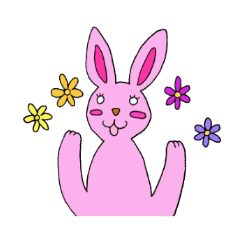 [LINEスタンプ] 無敵うさぎの画像（メイン）